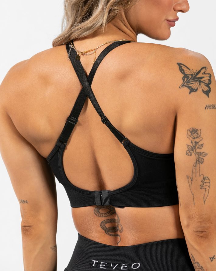 vêtements femmes TEVEO 40204P359 soutien quotidien bh noir