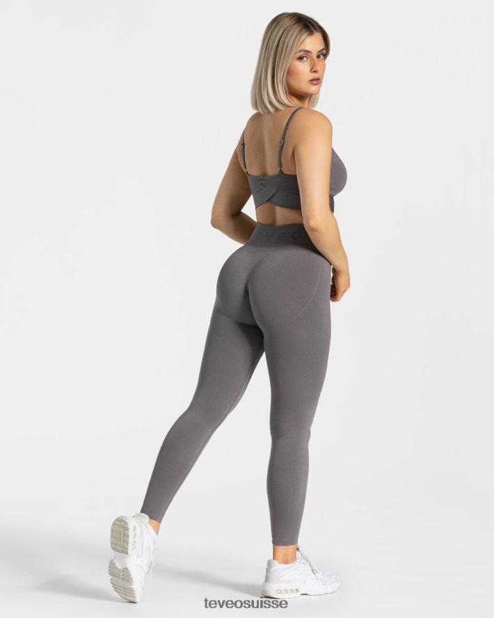 vêtements femmes TEVEO 40204P361 bh en forme de v graphite