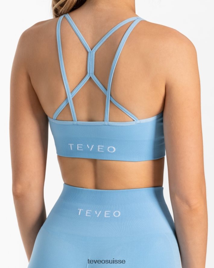 vêtements femmes TEVEO 40204P366 vrai bh bleu bébé