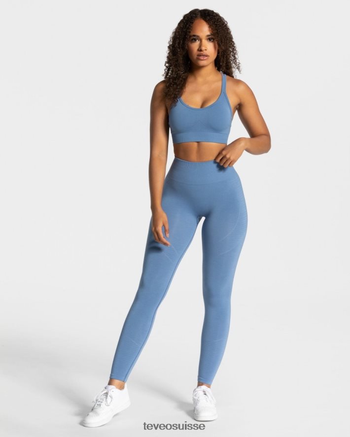 vêtements femmes TEVEO 40204P368 vrai bh bleu