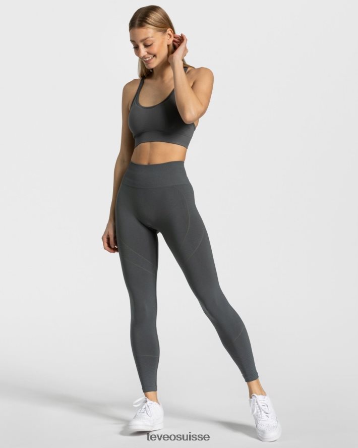 vêtements femmes TEVEO 40204P371 vrai soutien-gorge gris foncé