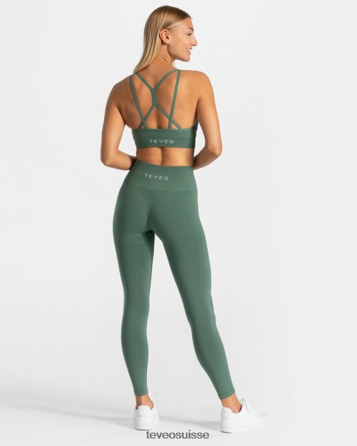 vêtements femmes TEVEO 40204P372 vrai bh vert foncé