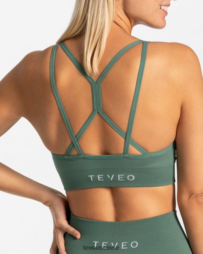 vêtements femmes TEVEO 40204P372 vrai bh vert foncé