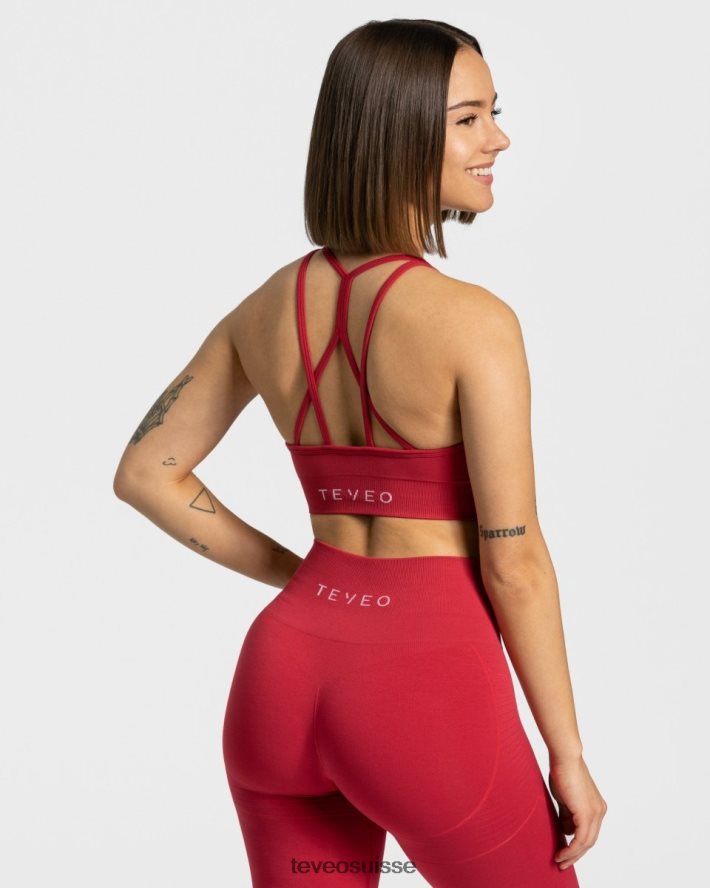 vêtements femmes TEVEO 40204P373 vrai bh rouge