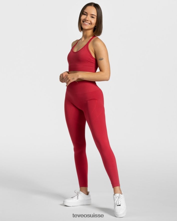 vêtements femmes TEVEO 40204P373 vrai bh rouge