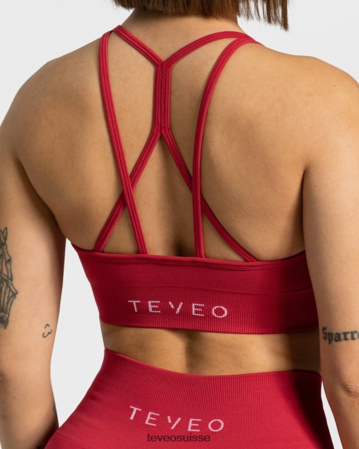 vêtements femmes TEVEO 40204P373 vrai bh rouge