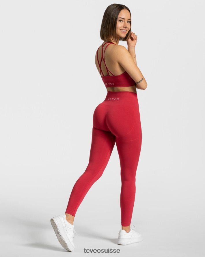 vêtements femmes TEVEO 40204P373 vrai bh rouge