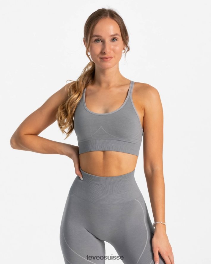 vêtements femmes TEVEO 40204P375 vrai soutien-gorge bleu acier