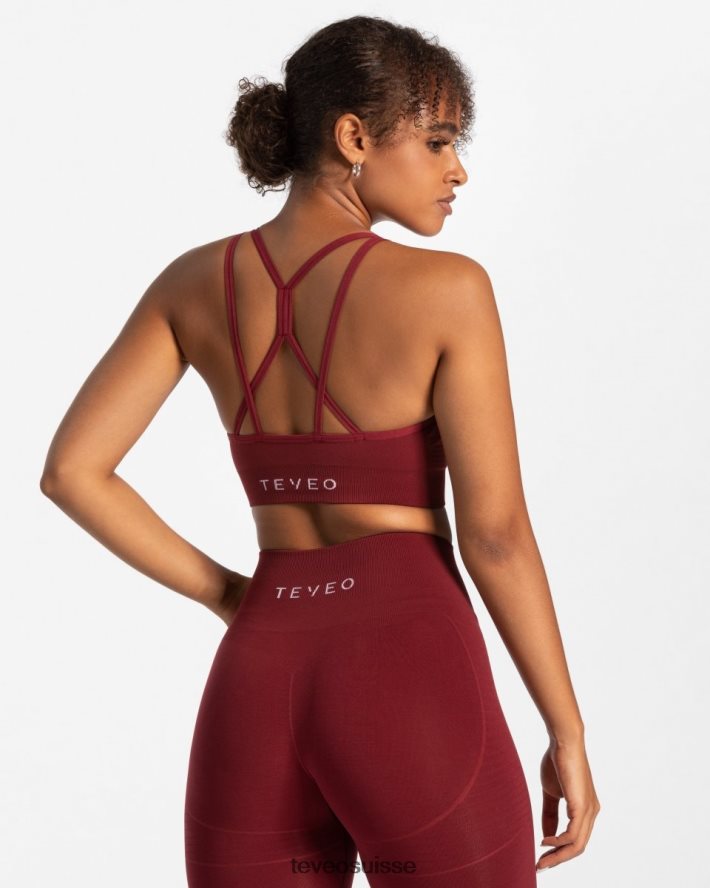 vêtements femmes TEVEO 40204P376 vrai bh vin rouge