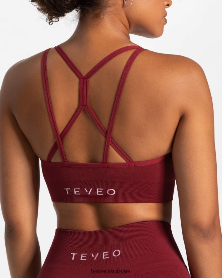 vêtements femmes TEVEO 40204P376 vrai bh vin rouge
