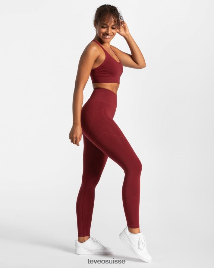 vêtements femmes TEVEO 40204P376 vrai bh vin rouge