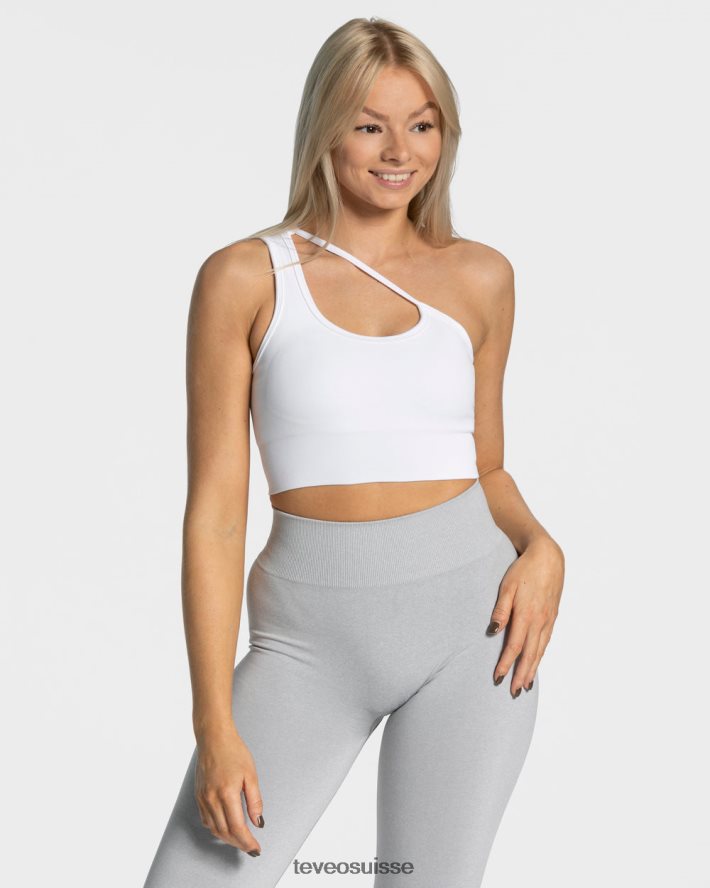 vêtements femmes TEVEO 40204P378 soutien-gorge asymétrique à une épaule blanc