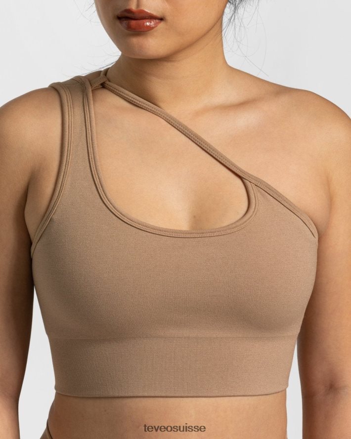 vêtements femmes TEVEO 40204P379 impertinent une épaule bh beige