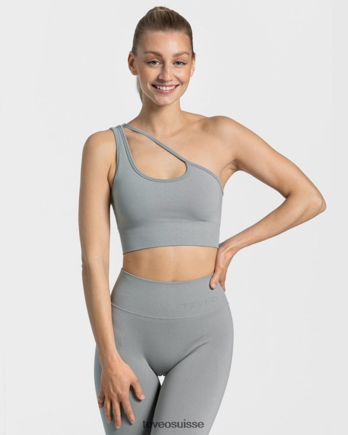vêtements femmes TEVEO 40204P381 impertinent une épaule bh bleu acier