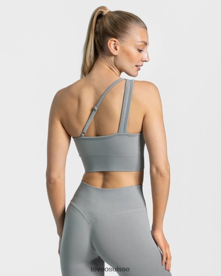 vêtements femmes TEVEO 40204P381 impertinent une épaule bh bleu acier