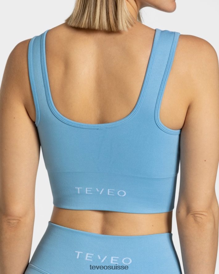 vêtements femmes TEVEO 40204P382 soutien-gorge sensation bleu bébé