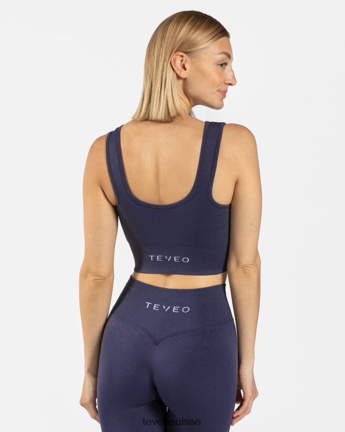 vêtements femmes TEVEO 40204P387 sensation bh bleu foncé