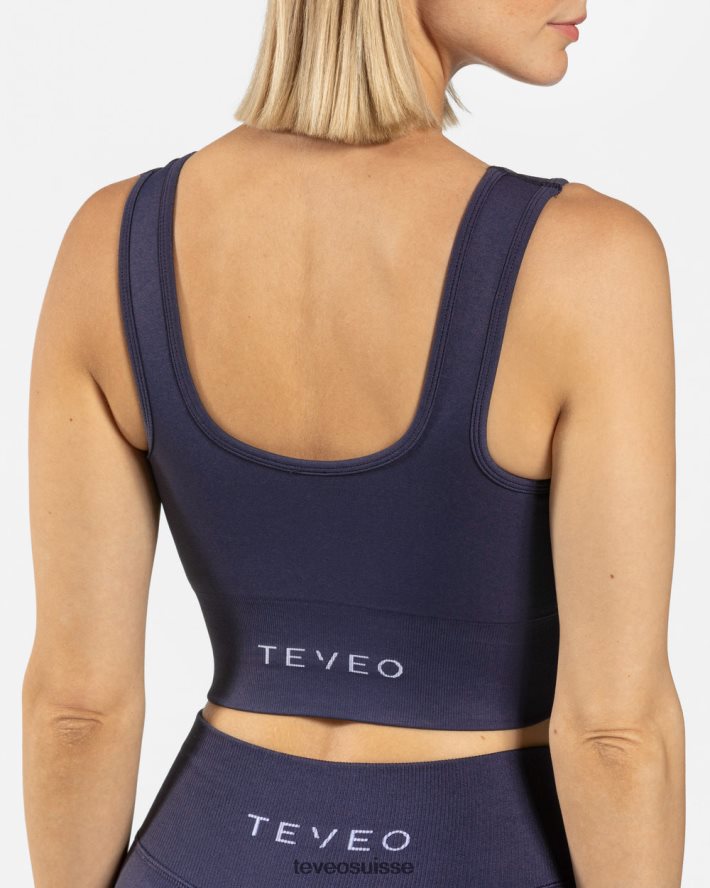 vêtements femmes TEVEO 40204P387 sensation bh bleu foncé