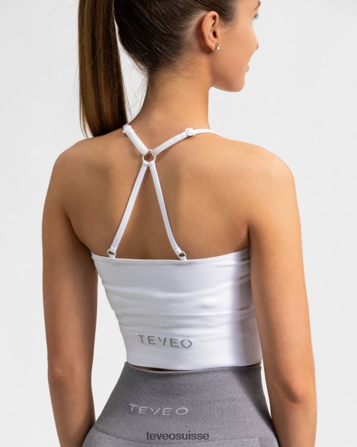 vêtements femmes TEVEO 40204P389 puissance bh blanc