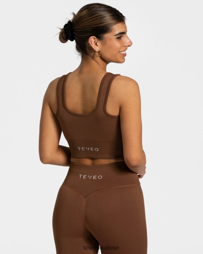 vêtements femmes TEVEO 40204P391 sensation bh caramel