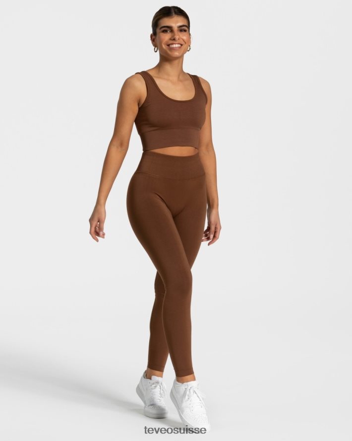 vêtements femmes TEVEO 40204P391 sensation bh caramel