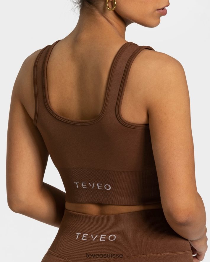 vêtements femmes TEVEO 40204P391 sensation bh caramel