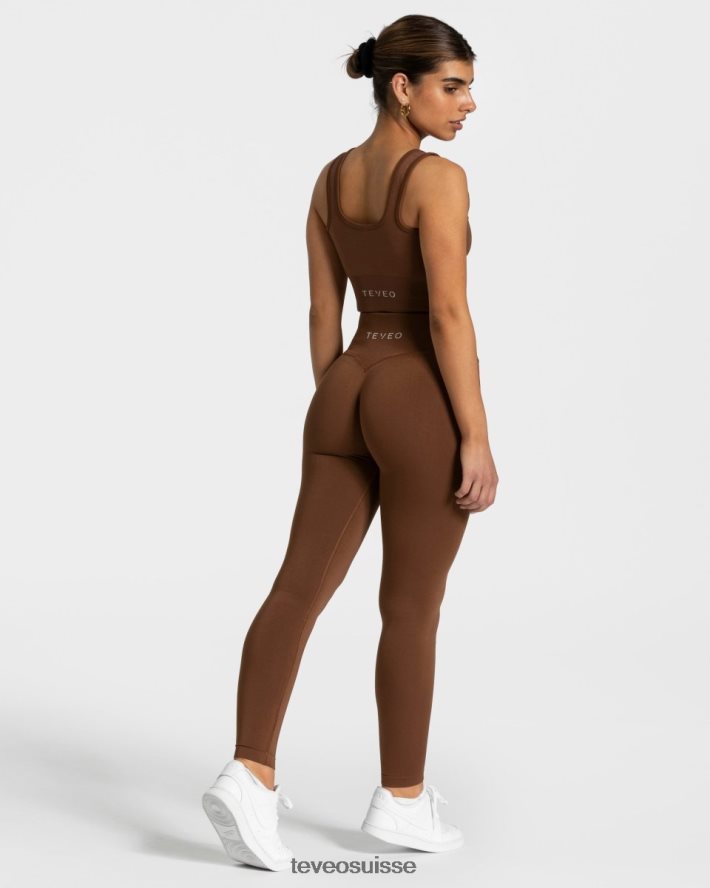 vêtements femmes TEVEO 40204P391 sensation bh caramel