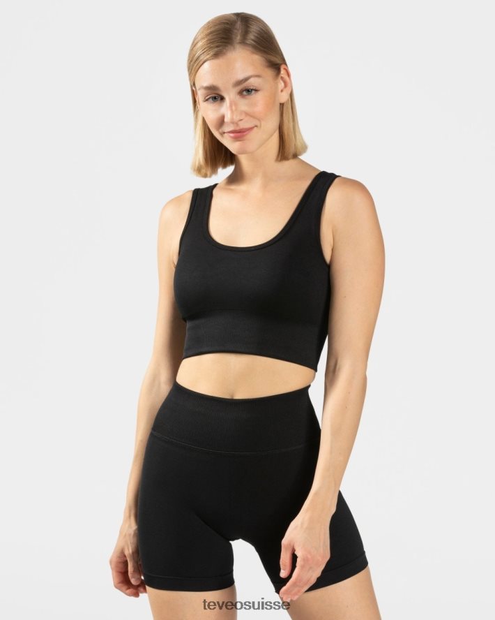 vêtements femmes TEVEO 40204P392 sensation bh noir