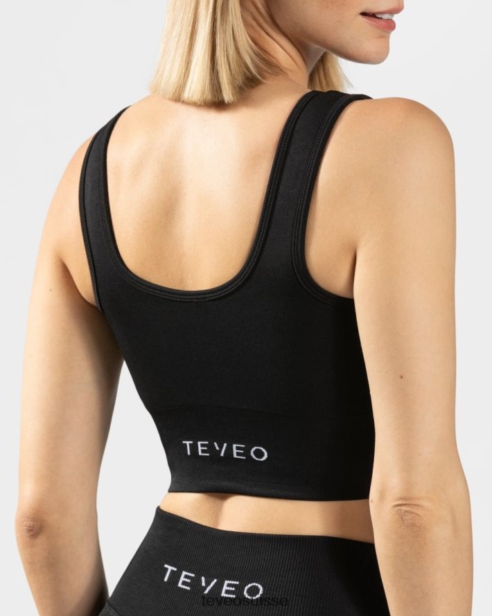 vêtements femmes TEVEO 40204P392 sensation bh noir