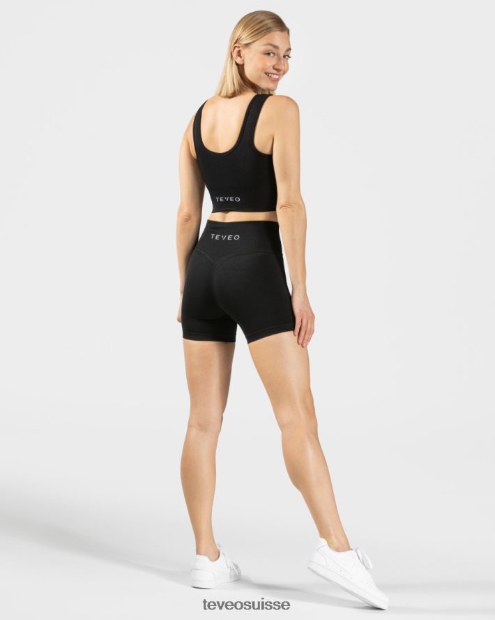 vêtements femmes TEVEO 40204P392 sensation bh noir