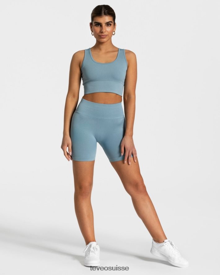 vêtements femmes TEVEO 40204P393 sensation bh bleu acier