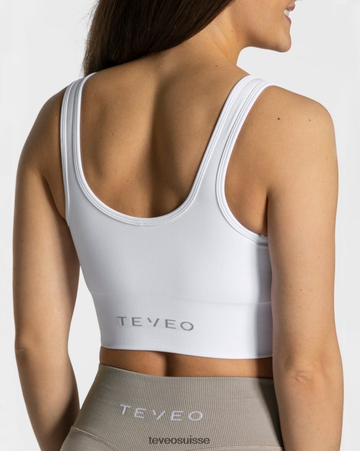 vêtements femmes TEVEO 40204P396 soutien-gorge sensation blanc