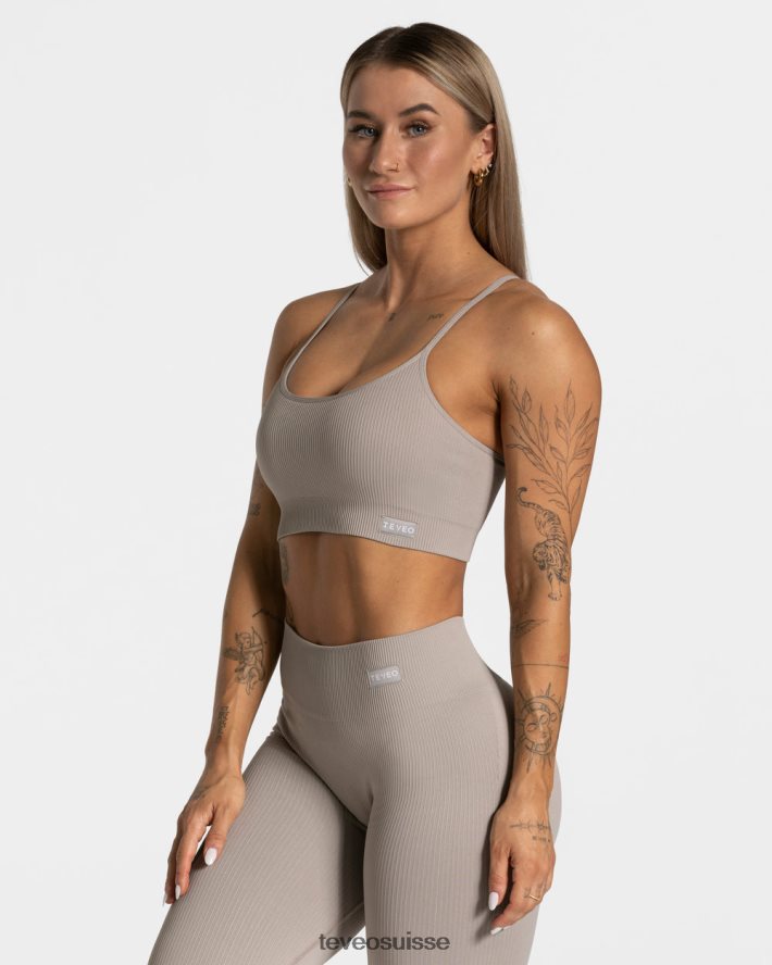 vêtements femmes TEVEO 40204P404 soutien-gorge élégant pierre