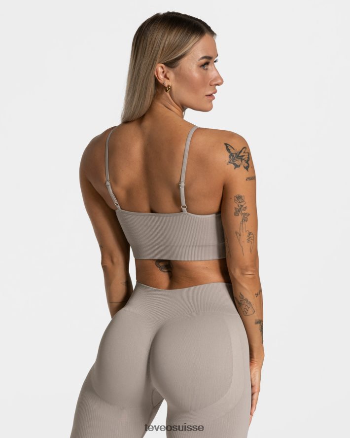 vêtements femmes TEVEO 40204P404 soutien-gorge élégant pierre