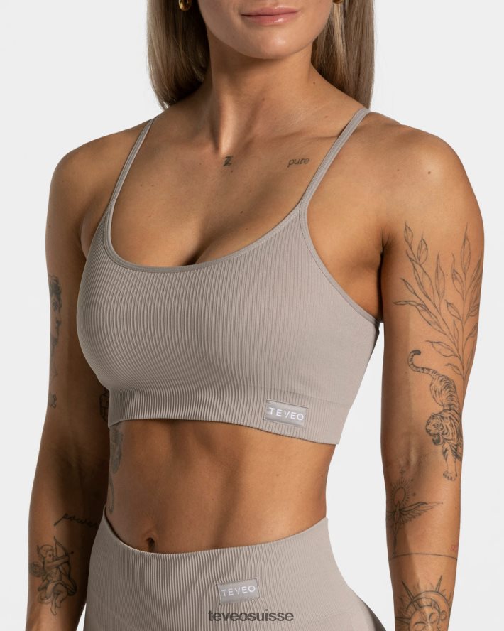 vêtements femmes TEVEO 40204P404 soutien-gorge élégant pierre