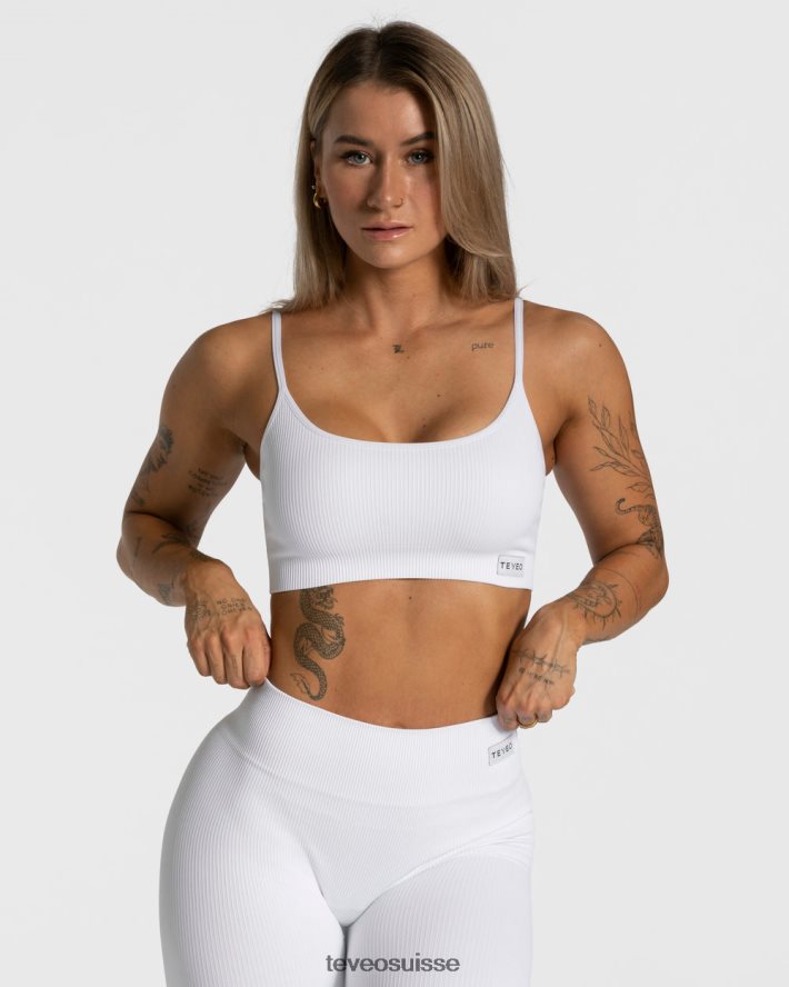 vêtements femmes TEVEO 40204P406 soutien-gorge élégant blanc