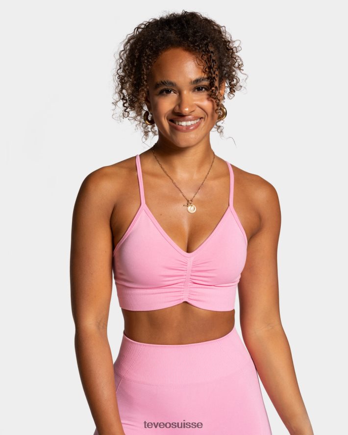 vêtements femmes TEVEO 40204P407 se concentrer bh rose