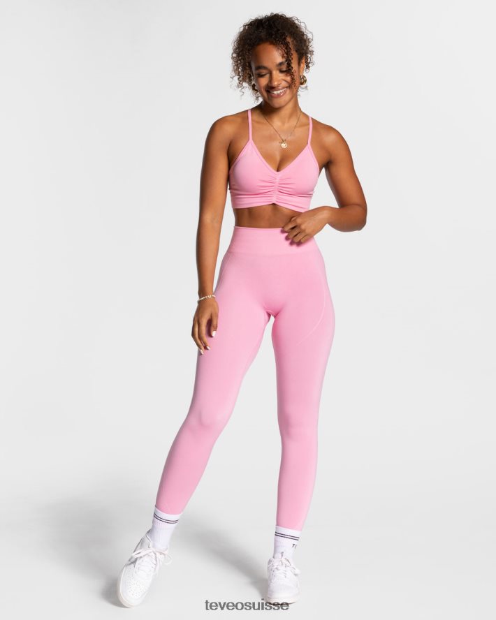 vêtements femmes TEVEO 40204P407 se concentrer bh rose