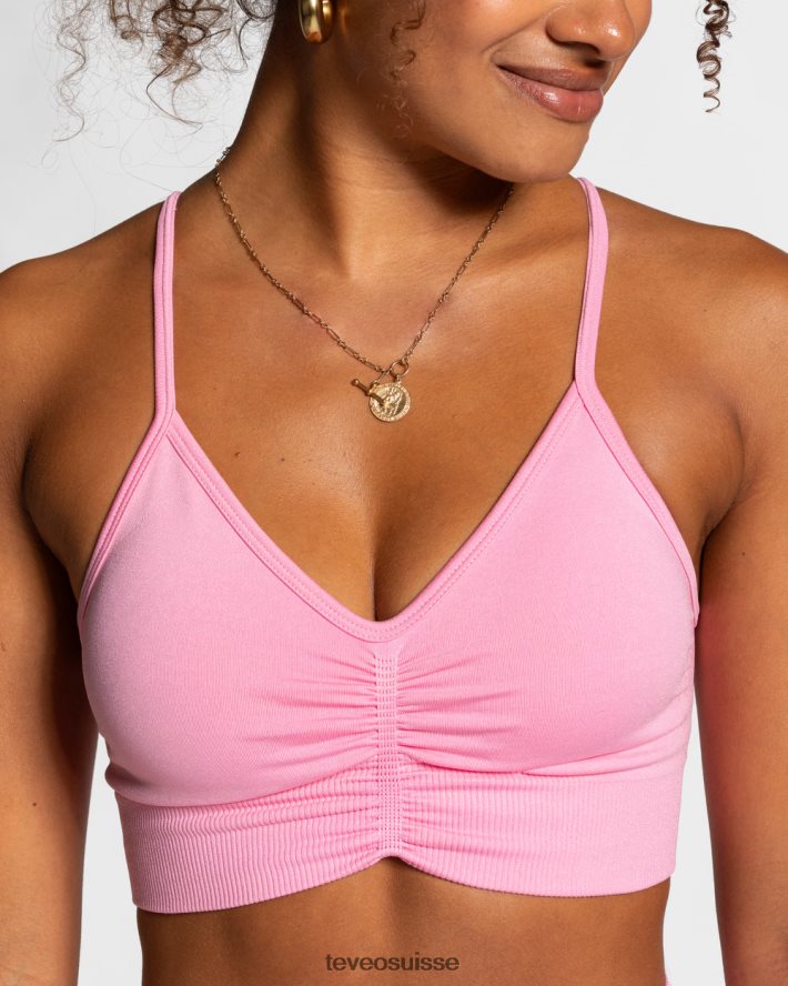 vêtements femmes TEVEO 40204P407 se concentrer bh rose