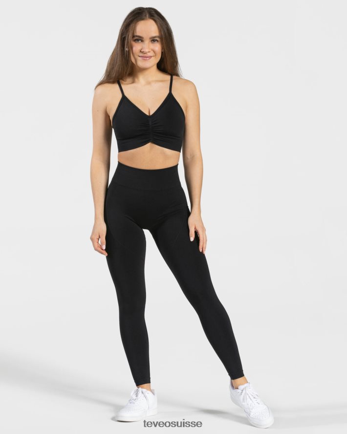 vêtements femmes TEVEO 40204P408 se concentrer bh noir