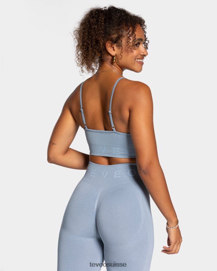 vêtements femmes TEVEO 40204P409 se concentrer bh bleu acier