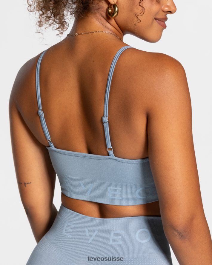 vêtements femmes TEVEO 40204P409 se concentrer bh bleu acier
