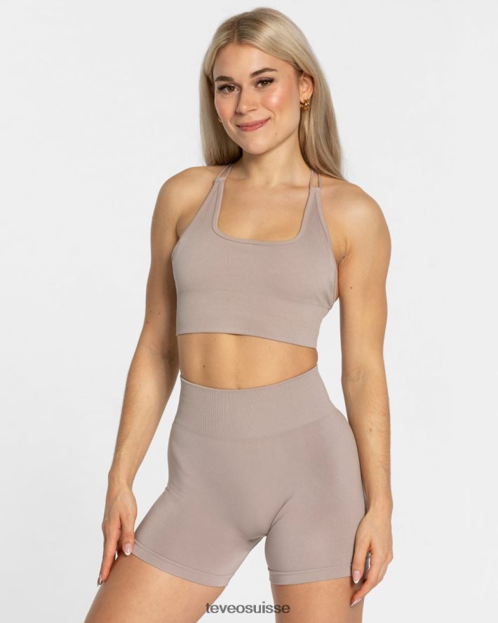 vêtements femmes TEVEO 40204P423 haut dos nu de tous les jours poussière
