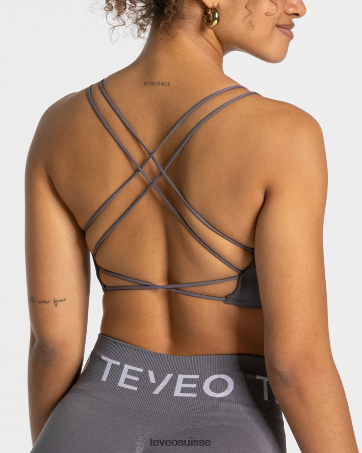 vêtements femmes TEVEO 40204P425 graphite dos nu de tous les jours haut