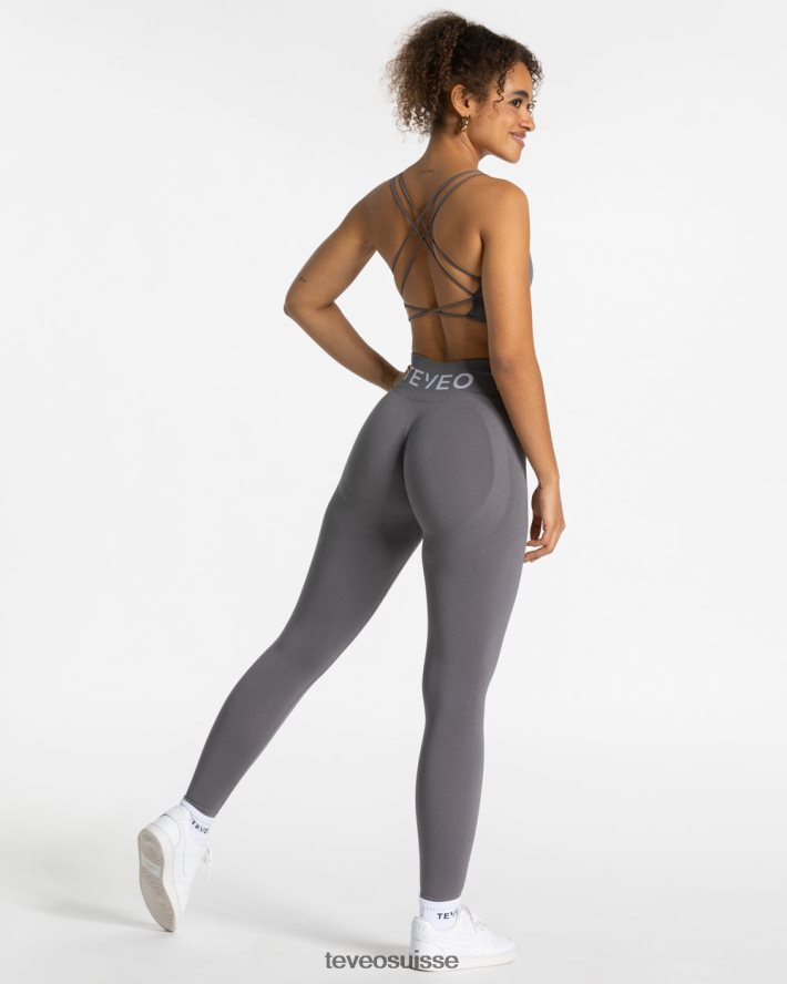 vêtements femmes TEVEO 40204P425 graphite dos nu de tous les jours haut