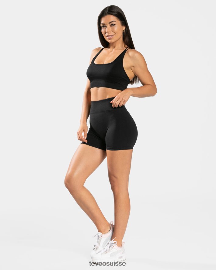 vêtements femmes TEVEO 40204P428 haut dos nu de tous les jours noir