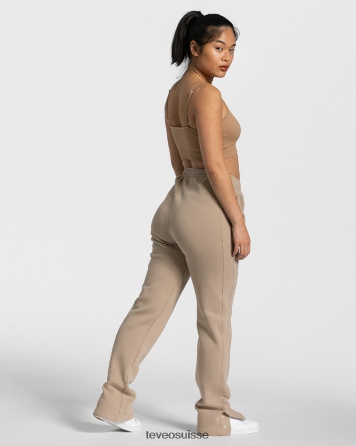 vêtements femmes TEVEO 40204P435 haut impertinent beige