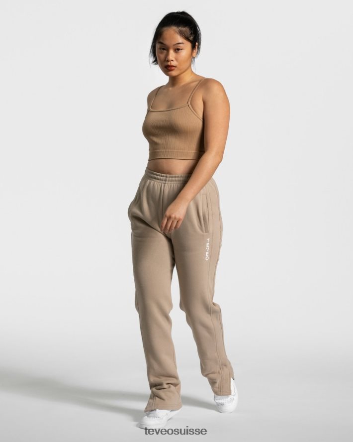 vêtements femmes TEVEO 40204P435 haut impertinent beige