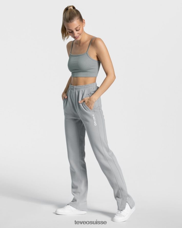 vêtements femmes TEVEO 40204P438 haut impertinent bleu acier