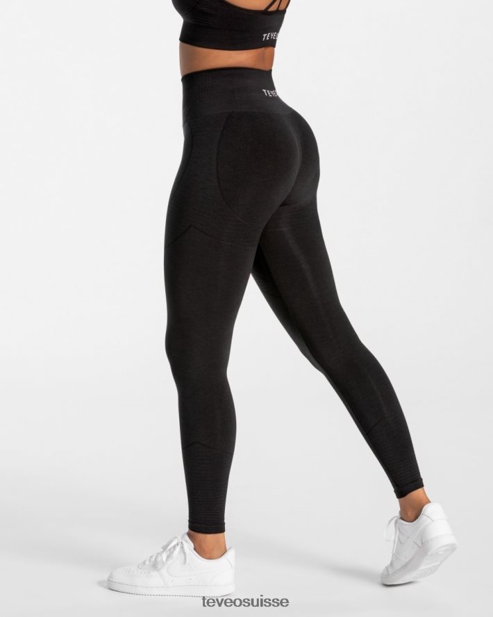 vêtements femmes TEVEO 40204P125 vrais leggings noir